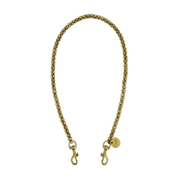 CLARE V. Chain Shoulder Strap Thick Brass - Picture 1 of 6